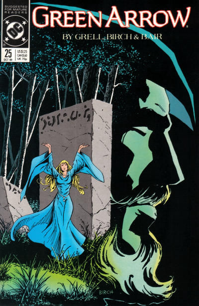 Cover to Green Arrow #25 by J.J. Birch
