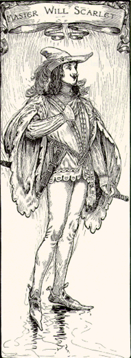 The dandy-like Will Scarlet by Louis Rhead. Courtesy of the RH Project.