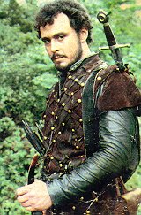 Mark Ryan as Nasir from Robin of Sherwood, the first Arab Merry Man