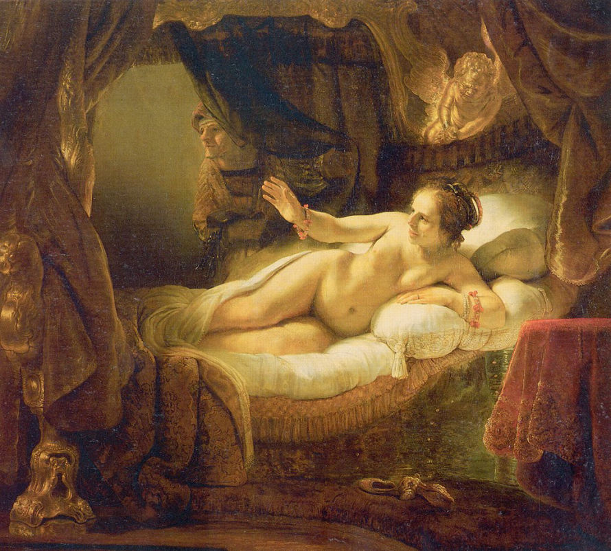 Danaë by Rembrandt