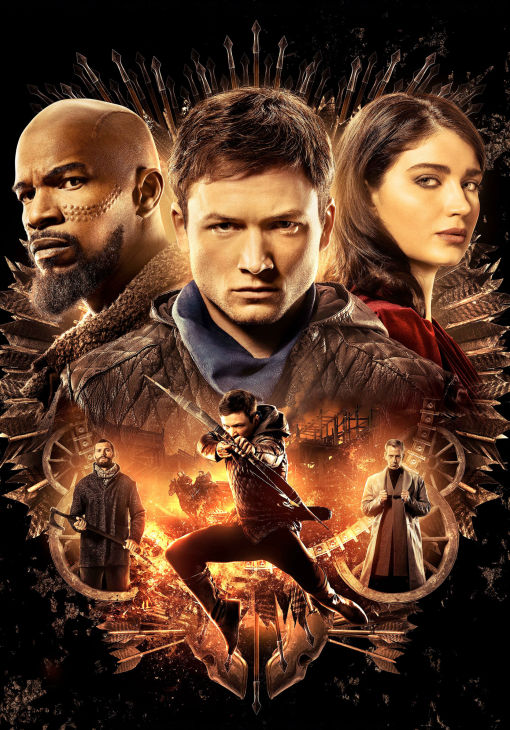 Poster for the 2018 Robin Hood movie starring Taron Egerton