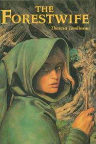Original North American cover to The Forestwife, art by Dennis Nolan