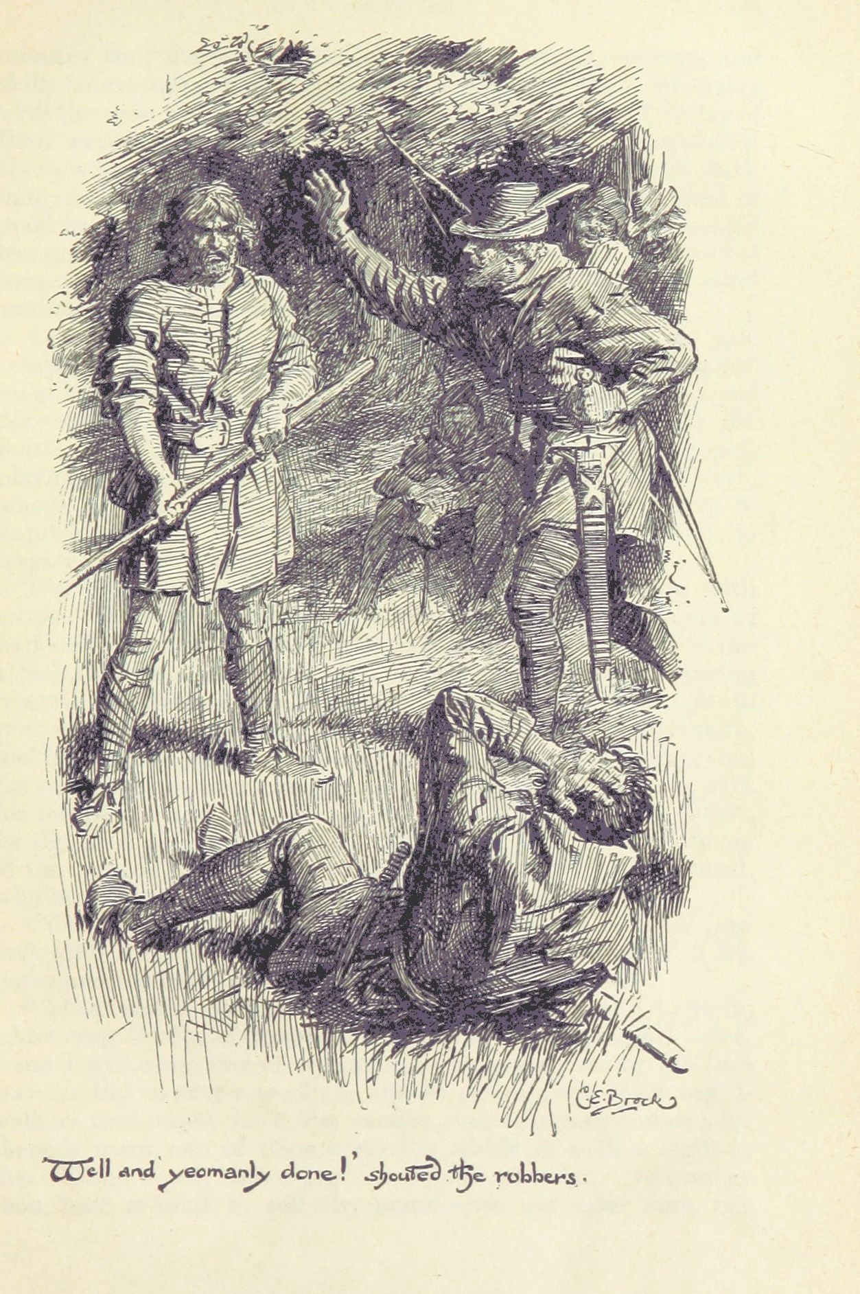 C.E. Brock's illustration from an 1897 edition of Ivanhoe