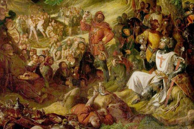 Link to Revolutions and Romanticism - Daniel Maclisse painting is the image