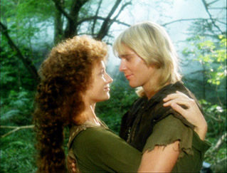 Marion played by Judi Trott and Robin played by Jason Connery