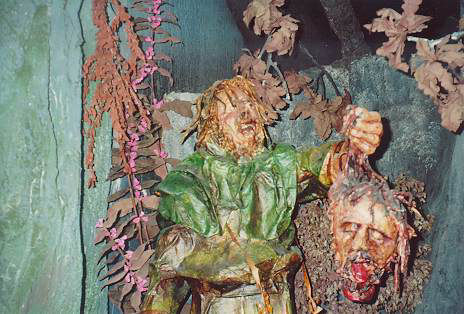 A Medieval Beheading - at the old 1990s Tales of Robin Hood exhibit in Nottingham