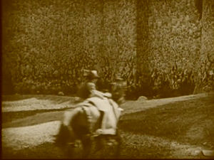 A stunt from Douglas Fairbanks in Robin Hood, the 1922 silent film