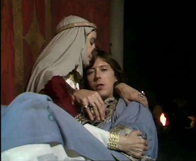 Prince John in the arms of his mother