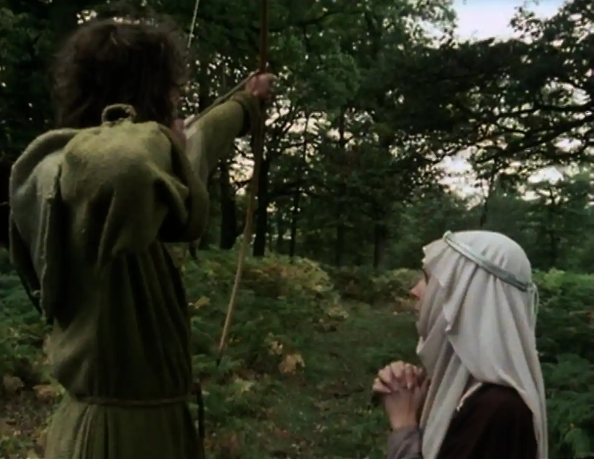 Little John shoots the final arrow