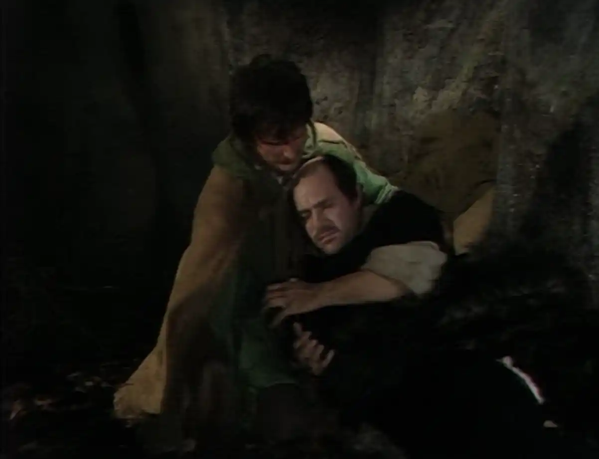 Robin comforts a sick Tuck