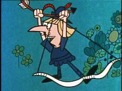 Brain-addled Robin Hood from Peabody's Improbable History